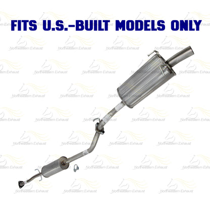 2010-2011 Honda CR-V 2.4L Resonator Pipe and Muffler Exhaust System Kit