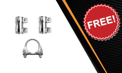 2010-2014 Volkswagen Golf 2.5L and 2006-2009 Volkswagen Rabbit 2.5L Exhaust Resonator Pipe and Muffler