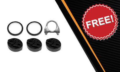 2009-2014 Nissan Cube 1.8L Resonator Pipe and Muffler Exhaust Kit