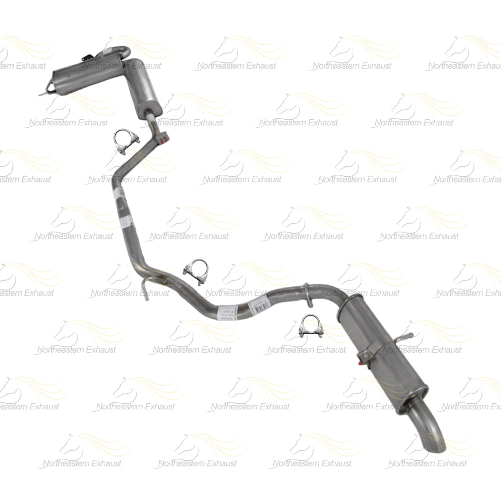 2004-2009 Nissan Quest 3.5L Exhaust Muffler w/ Resonator & Tail Pipe Kit | Stainless Steel