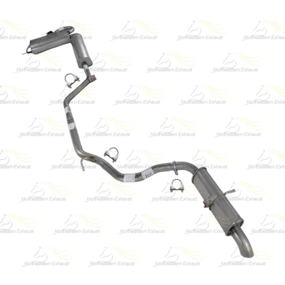 2004-2009 Nissan Quest 3.5L Exhaust Muffler w/ Resonator & Tail Pipe Kit | Stainless Steel
