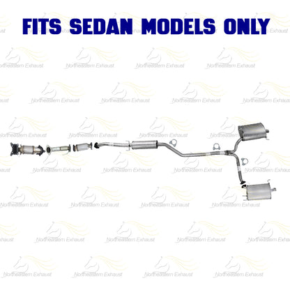 2009-2014 Acura TSX 2.4L EPA-Approved Direct-fit Complete Exhaust Kit