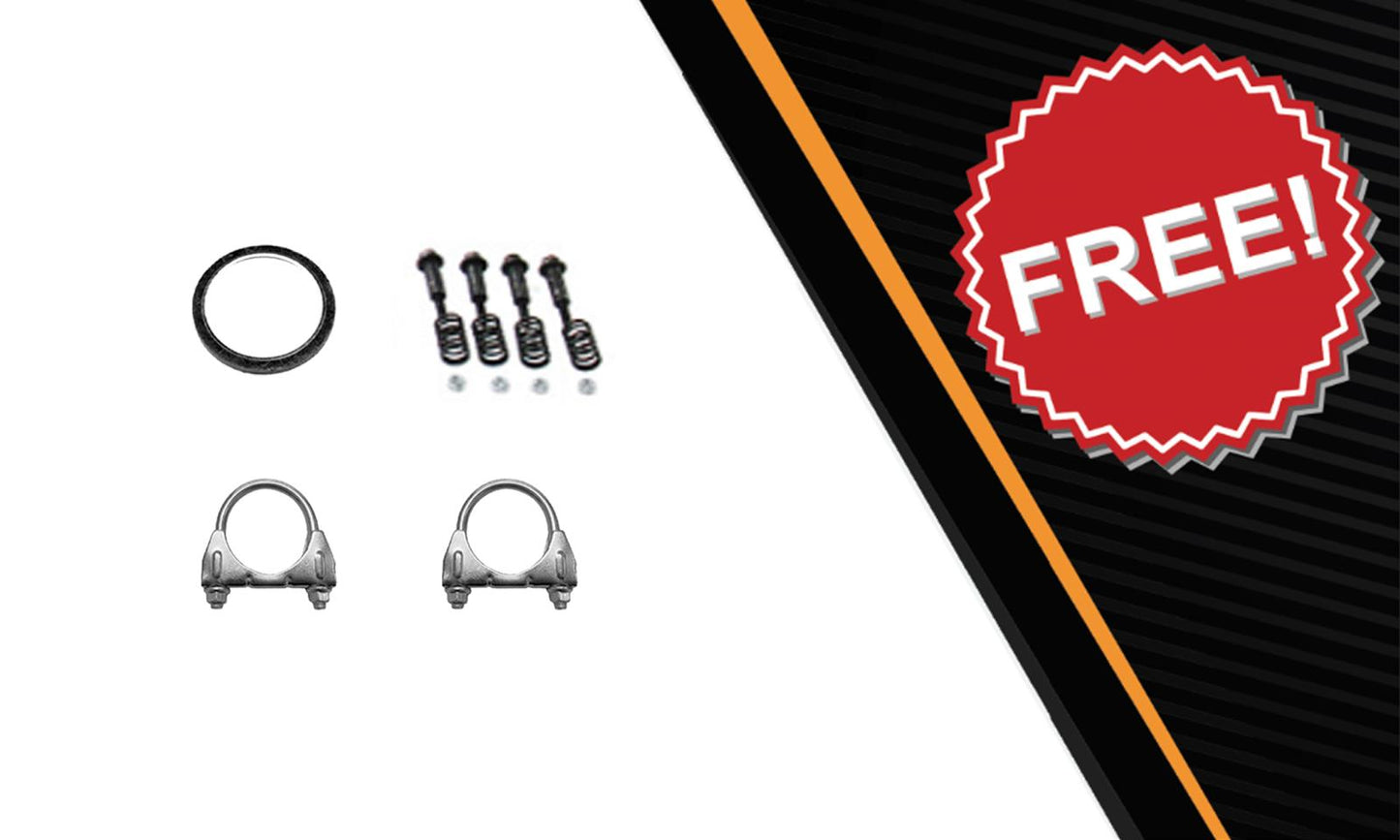 2010 Toyota Yaris 1.5L Catalytic Converter and Muffler