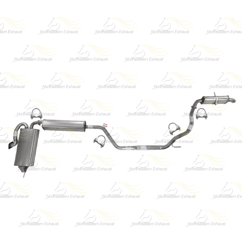 2004-2009 Nissan Quest 3.5L Exhaust Muffler w/ Resonator & Tail Pipe Kit | Stainless Steel