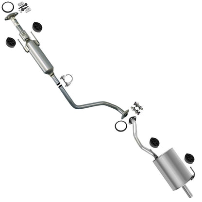 2014-2018 Nissan Versa Note Resonator Pipe and Muffler for Hatchback | Cat back Exhaust Kit