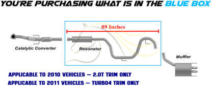 2004-2011 Saab 9-3 2.0L Exhaust Resonator Pipe