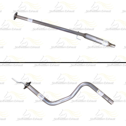 1996-2000 Honda Civic 1.6L Hatchback Exhaust Resonator Pipe and Muffler