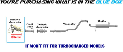 2012-2019 Kia Rio and Soul 1.6L Manifold Catalytic Converter - EPA Approved