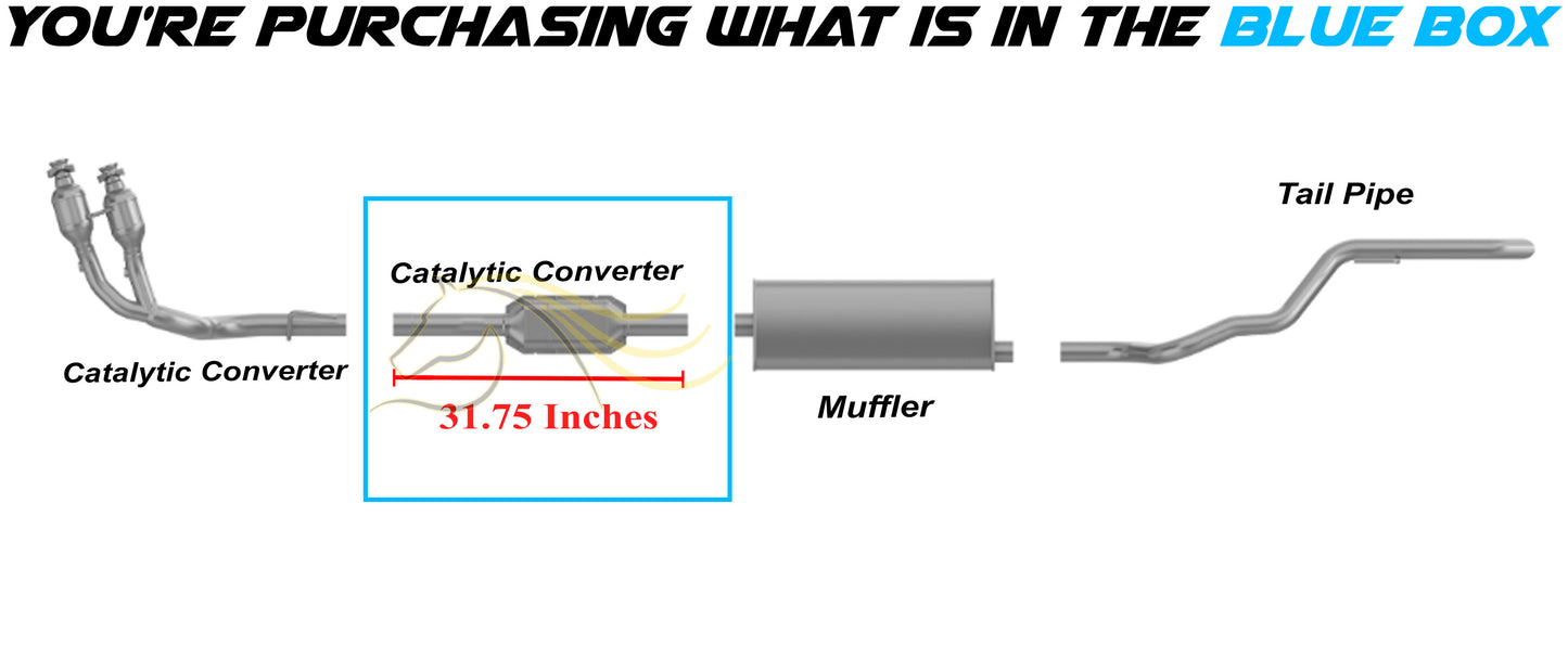 2002-2004 Jeep Grand Cherokee 4.0L/4.7L Catalytic Converter - EPA Approved | Rear