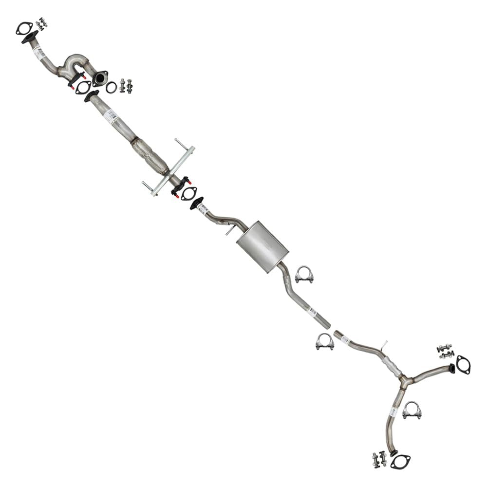 2007 CX-9 3.5L | 2008-2012 Mazda CX-9 3.7L Front Y-Pipe & Flex Pipe Resonator Rear Y-Pipe Kit