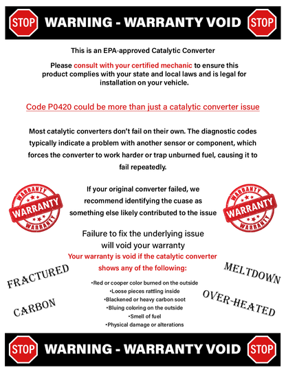 1997-2001 Honda CR-V 2.0L Complete Exhaust System Kit - EPA Approved