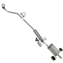 2001-2005 Honda Civic 1.7L Exhaust Resonator and Muffler Kit w/ Hanger Stainless Steel