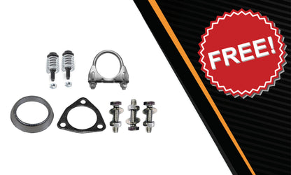 Northeastern Exhaust | Stainless Steel Exhaust Resonator and Intermediate Pipe Assembly Compatible for Honda Civic 2012-2015 1.8L | Free Gaskets and Clamp Included | Automotive Replacement Part