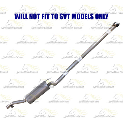 2000-2004 Ford Focus 2.0L Stainless Steel Center Exhaust Muffler