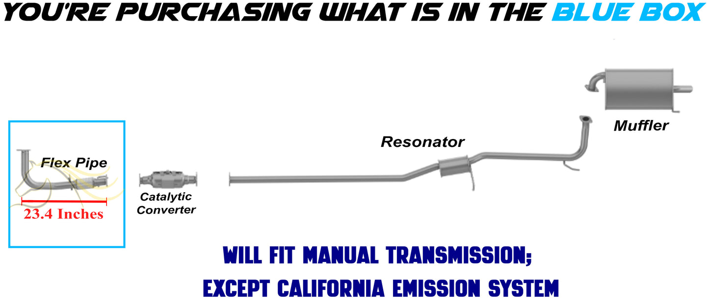 1998-2002 Honda Accord 2.3L Exhaust Pipe