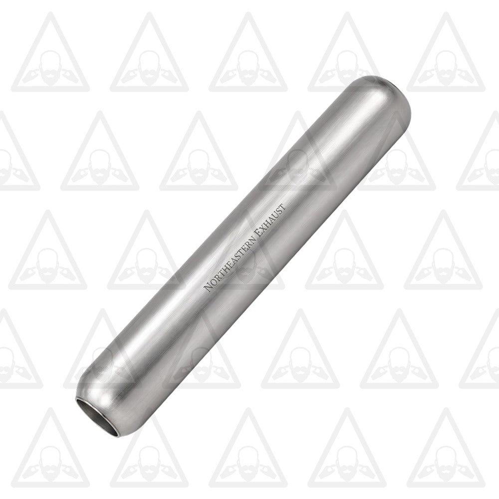 Universal Glass Pack Exhaust Resonator/Muffler | 2.25" ID/OD x 18.25" Inch Long | 2 Packs