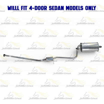 1998-2002 Honda Accord 2.3L Exhaust Resonator and Muffler Kit | 4-DOOR SEDAN MODELS ONLY