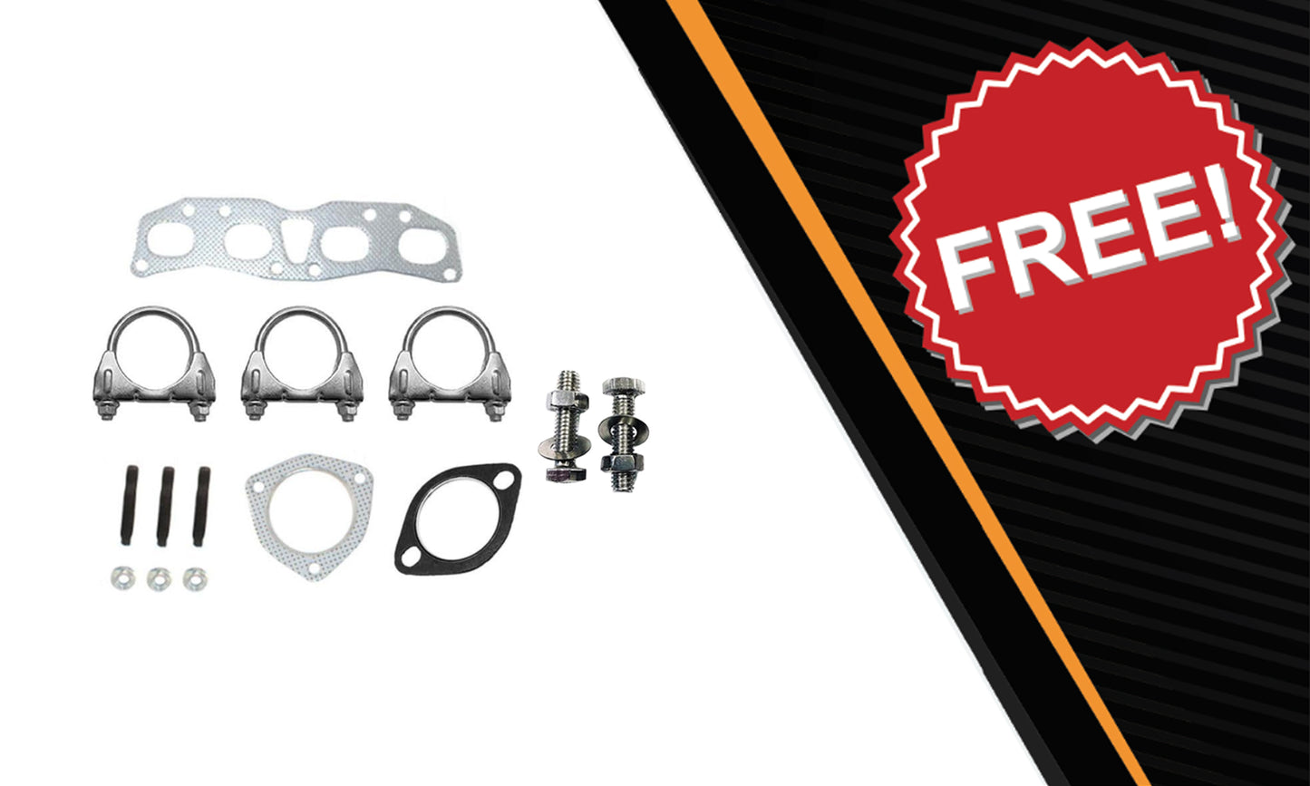 Exhaust Manifold Catalytic Pipe Muffler Kit for 2005-2018 Nissan Frontier and 2009-2012 Suzuki Equator 2.5L