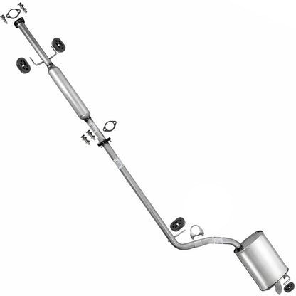 2006-2010 Hyundai Sonata 2.4L Exhaust Resonator, Pipe and Muffler Stainless Steel
