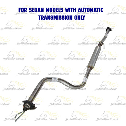 1992-1995 Honda Civic 1.5L Exhaust Resonator Pipe Assembly | Except hatchback | Automatic Transmission