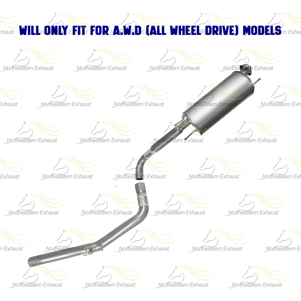 Exhaust Muffler for 2004-2006 Toyota Sienna 3.3L | 2007-2020 Sienna 3.5L | AWD Models