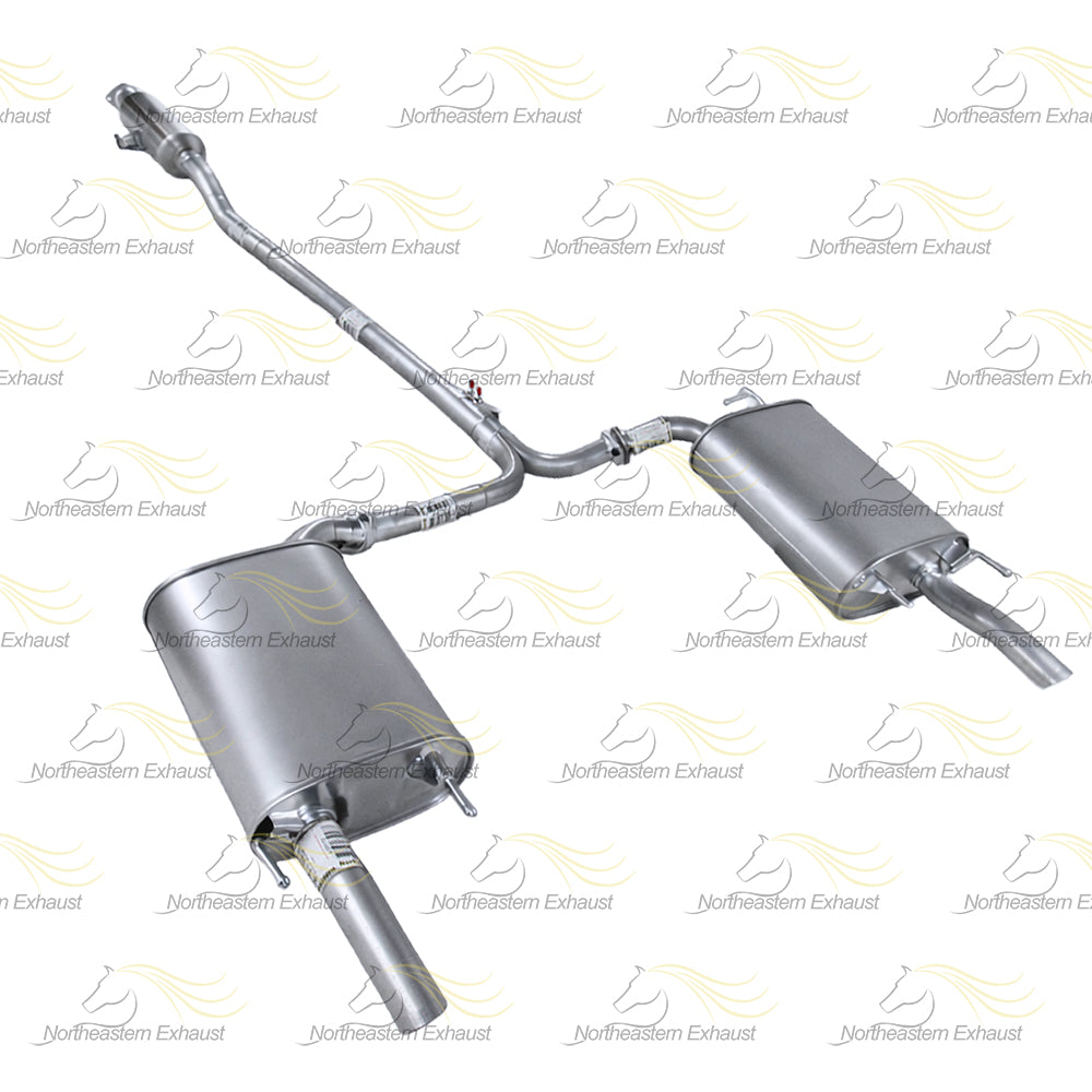 2005-2012 Toyota Avalon 3.5L Exhaust Resonator Pipe and Pair of Muffler