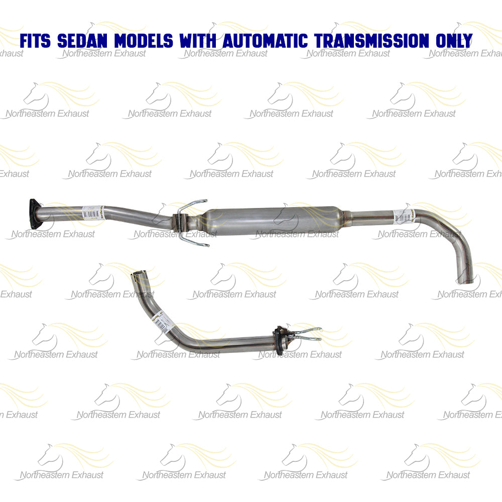 1992-1995 Honda Civic 1.5L Exhaust Resonator Pipe Assembly | Except hatchback | Automatic Transmission