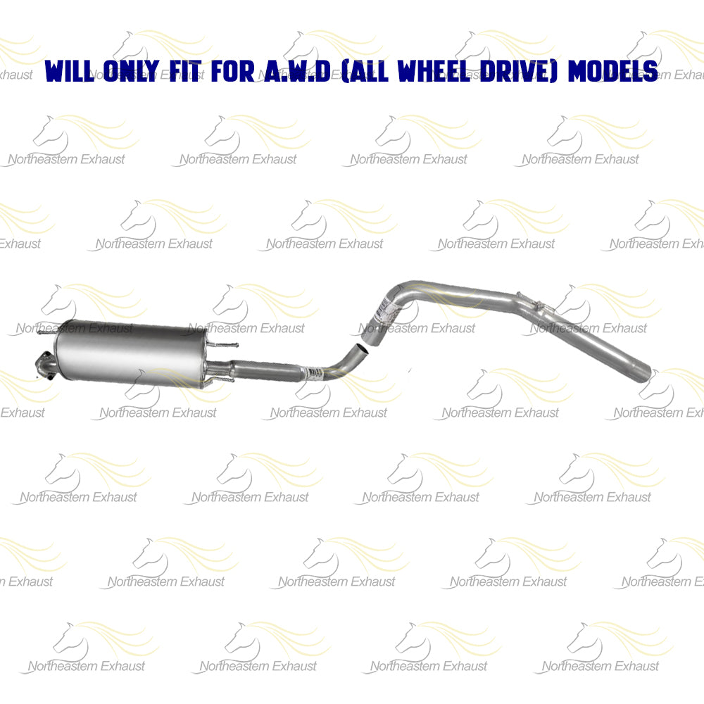 Exhaust Muffler for 2004-2006 Toyota Sienna 3.3L | 2007-2020 Sienna 3.5L | AWD Models