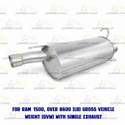 Exhaust Muffler for 2012 RAM 1500 | 2011-2012 RAM 2500 | 5.7L