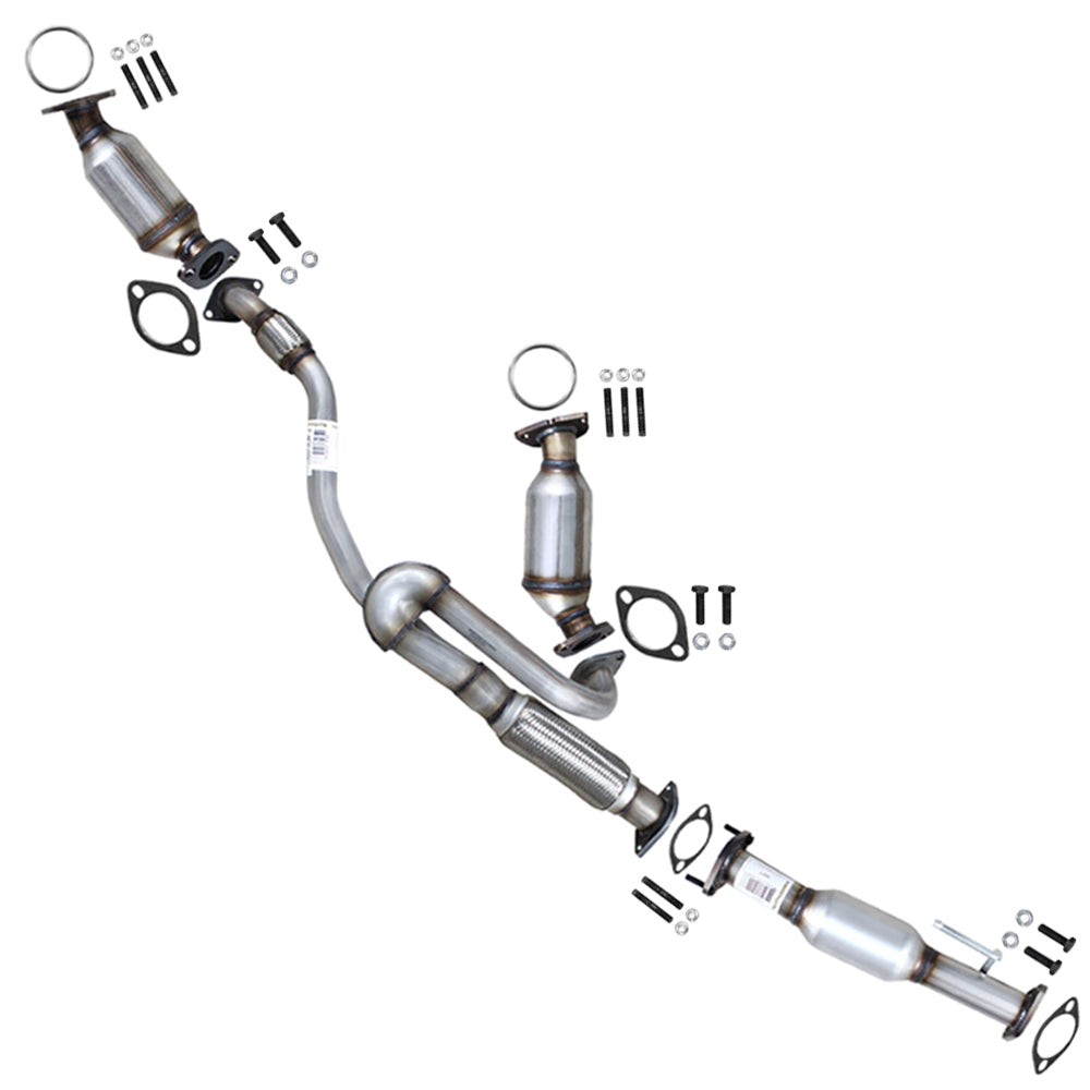 Catalytic Converters with Flex Y Pipe for 2009-2017 Buick Enclave/Chevy Traverse | 2009-2016 GMC Acadia | 2017 Acadia Limited | 2009-2010 Saturn Outlook | 3.6L