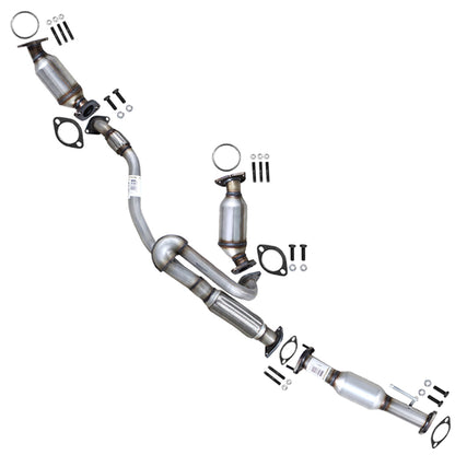 Catalytic Converters with Flex Y Pipe for 2009-2017 Buick Enclave/Chevy Traverse | 2009-2016 GMC Acadia | 2017 Acadia Limited | 2009-2010 Saturn Outlook | 3.6L