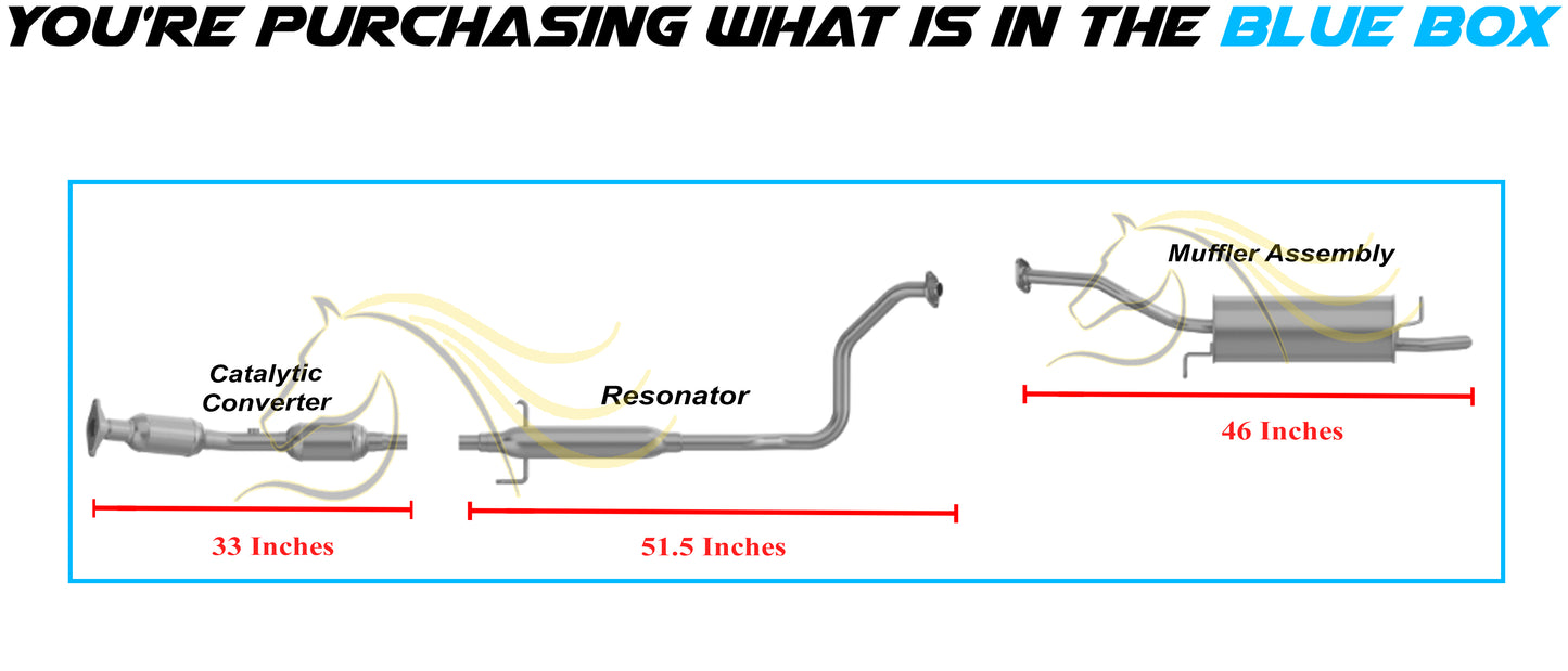 2004-2009 Toyota Prius 1.5L Complete Exhaust System Kit | EPA Approved