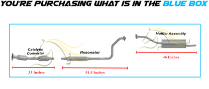 2004-2009 Toyota Prius 1.5L Complete Exhaust System Kit | EPA Approved