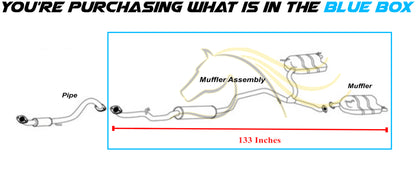 2018-2020 Honda Accord 1.5L Exhaust Muffler Assembly Kit