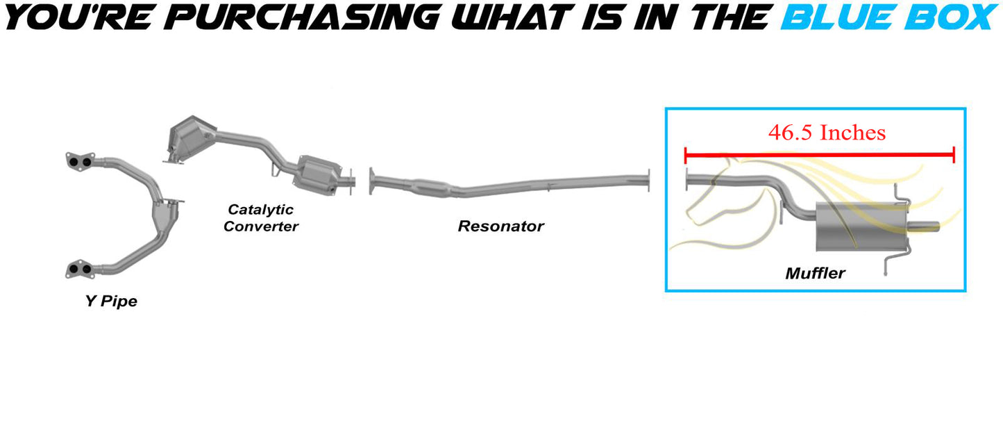 1998-2005 Subaru Forester 2.5L Exhaust Muffler