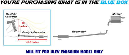 2010-2011 Toyota Camry 2.5L Exhaust Manifold and Rear Catalytic Converter | EPA Approved | ULEV