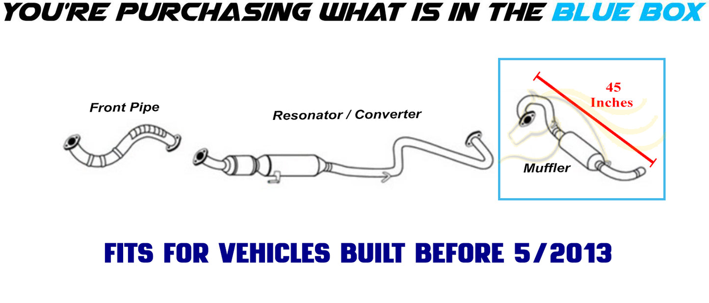 2011-2016 Scion TC 2.5L  Direct-Fit Exhaust Rear Muffler