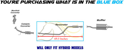 2006–2011 Honda Civic 1.3L Exhaust Resonator Pipe | FOR HYBRID MODELS