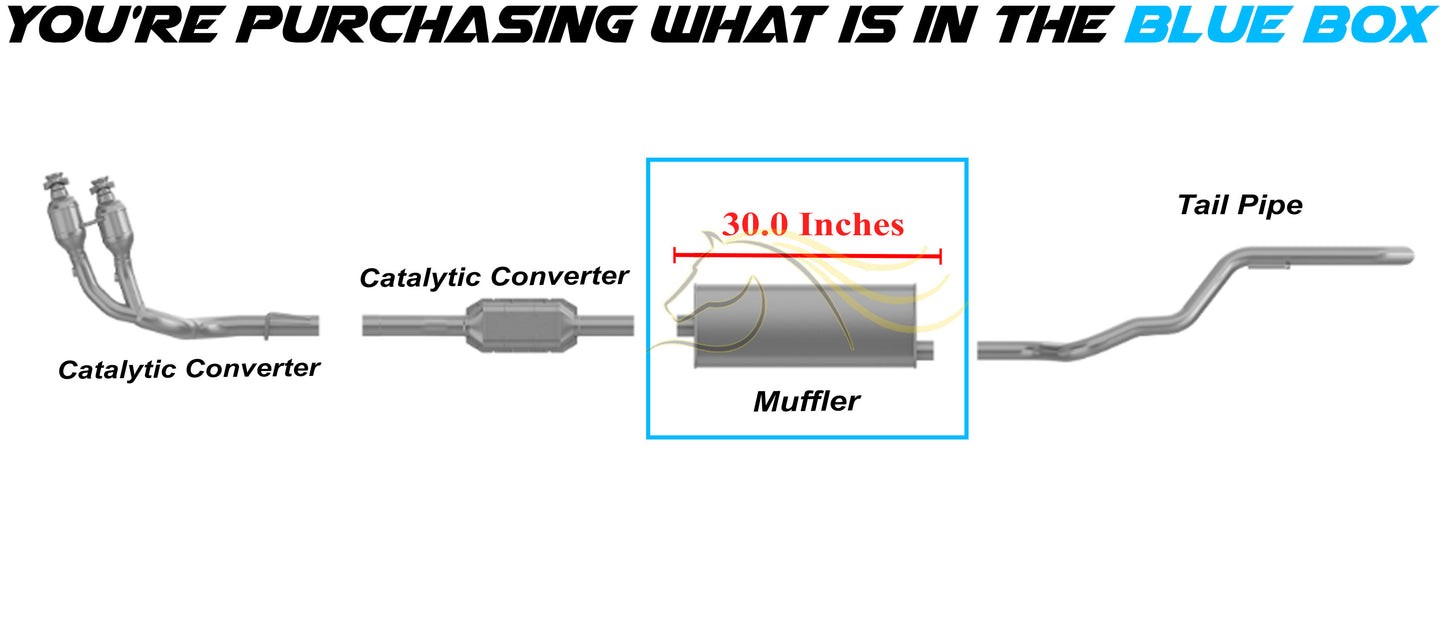 2002-2004 Jeep Grand Cherokee 4.0L/4.7L Exhaust Muffler