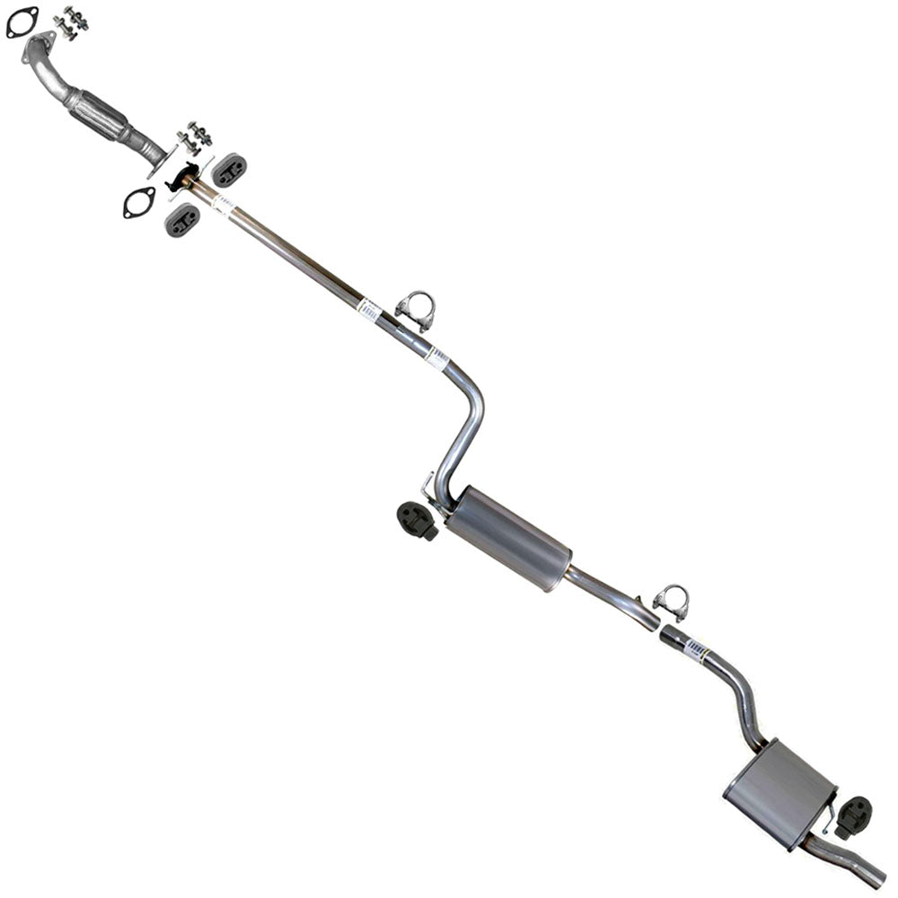 2000-2004 Ford Focus SOHC 2.0L Sedan Exhaust System Kit