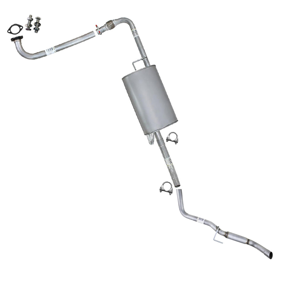 Exhaust Pipes and Muffler for 2005-2018 Nissan Frontier | 2009-2012 Suzuki Equator | 2.5L