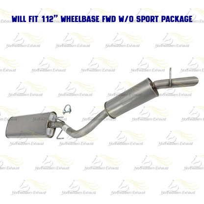 2002 Pontiac Montana 3.4L Exhaust Muffler and Resonator Pipe