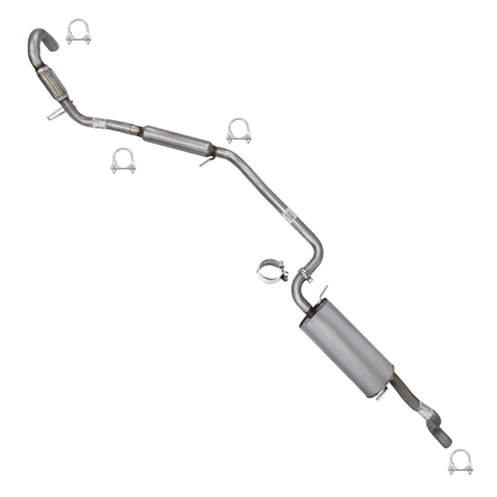 2012-2015 Ram C/V 3.6L Resonator w/ Intermediate Pipe Kit | Stainless Steel