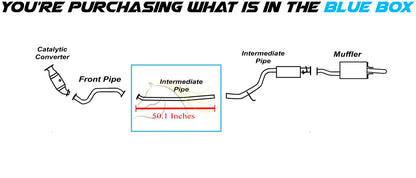 2015 Honda Civic 1.8L Exhaust Pipe