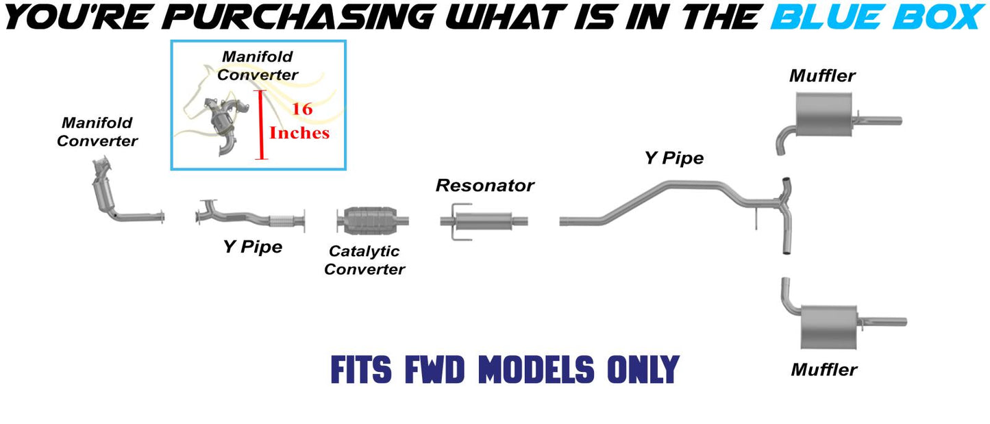 2007 Ford Fusion 3.0L Manifold Catalytic Converter | EPA APPROVED