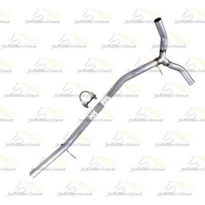 2013 Ford Explorer 3.5L Exhaust Y Pipe and Pair of Muffler