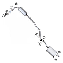 2007-2008 Honda Fit 1.5L Exhaust Resonator and Muffler