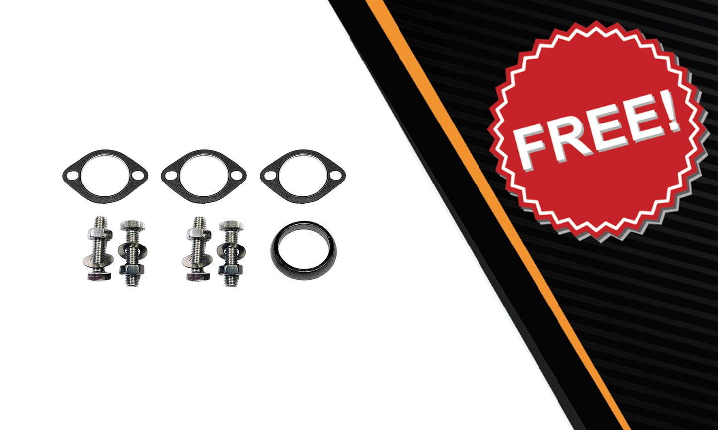 Stainless Steel Front Y-Pipe & Flex Pipe Kit for 2007 Mazda CX-9 3.5L | 2008-2012 CX-9 3.7L