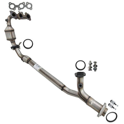 2004-2006 Toyota Sienna 3.3L Driver-side Exhaust Manifold Catalytic Converter and Y Pipe | EPA Approved | FWD