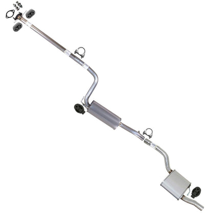 2000-2004 Ford Focus 2.0L Exhaust Resonator Pipe and Muffler